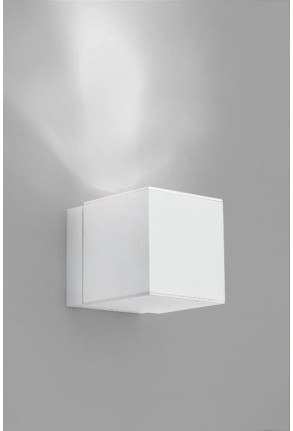 Dau GU10 - Aplică albă cubică